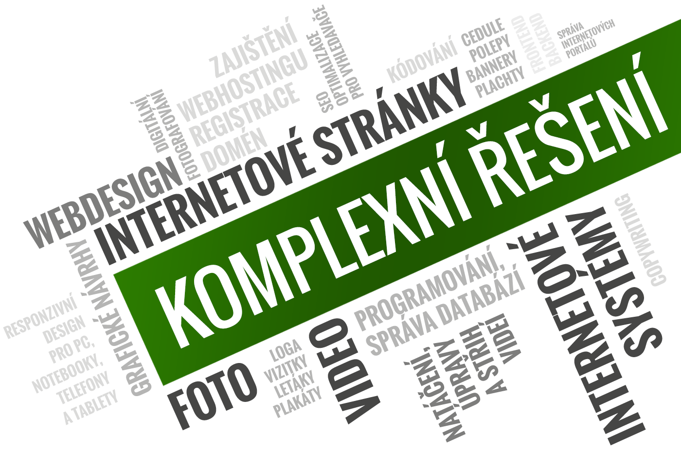 komplexní webová, grafická a mediální (foto, video) řešení